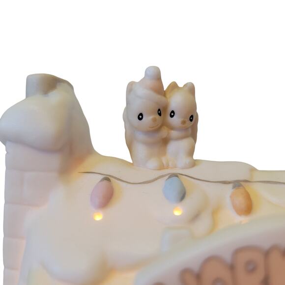 Precious Moments Sugar Town Lighted Warming Hut Figurine Enesco 1996 - Picture 13 of 16